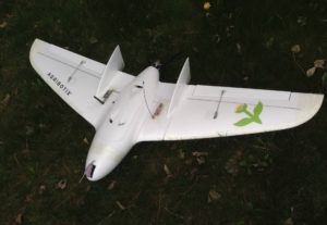 The Agribotix flying wing design is easy to launch, rapid to assemble, extremely robust, and excellent in the wind.